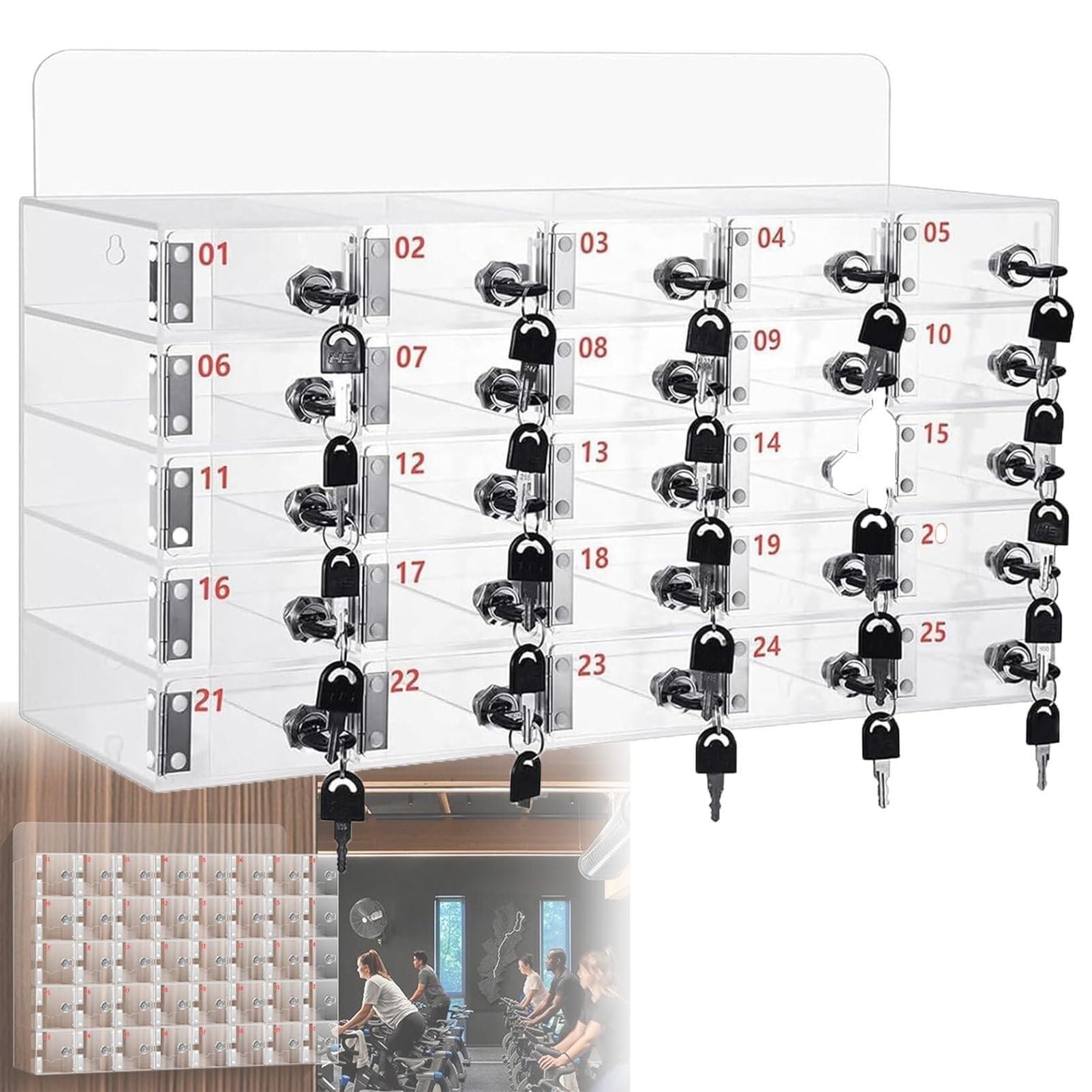 Casillero para teléfono móvil Caja de Almacenamiento para teléfono móvil Soporte acrílico para teléfono móvil Caja de Almacenamiento de Escritorio Armario de Almacenamiento acrílico de p