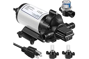 Aquatec DDP 5800 Self-Priming Diaphragm Pump: Dependable 115V Power for Enhanced Water Flow