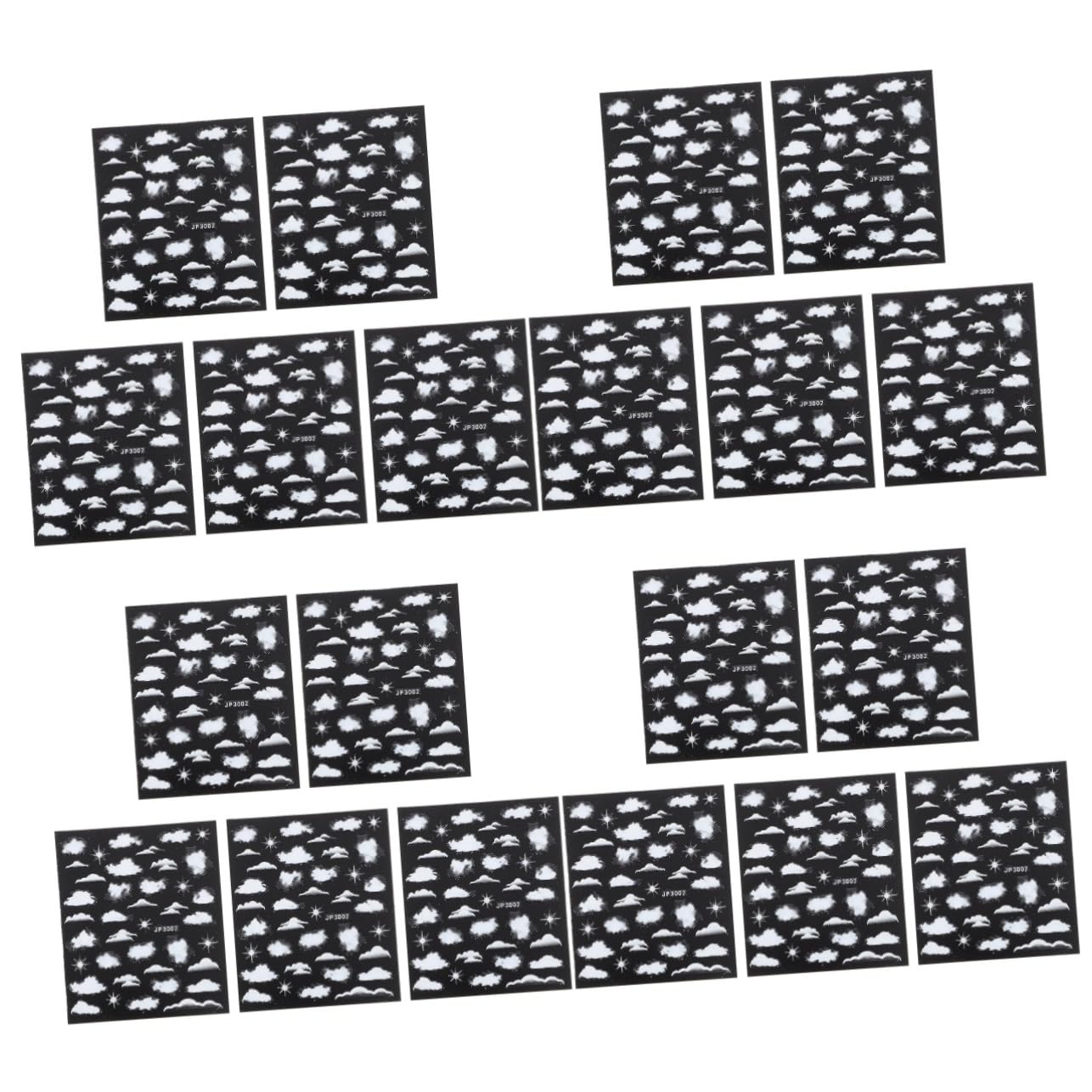 Didiseaon 4 Juegos Pegatinas De Uñas 5d Pegatinas De Flores Estampado De Uñas Decoración Decoración De Uñas Etiqueta Engomada Del Clavo En 5d Uñas De Flores 5 Hojas * 4