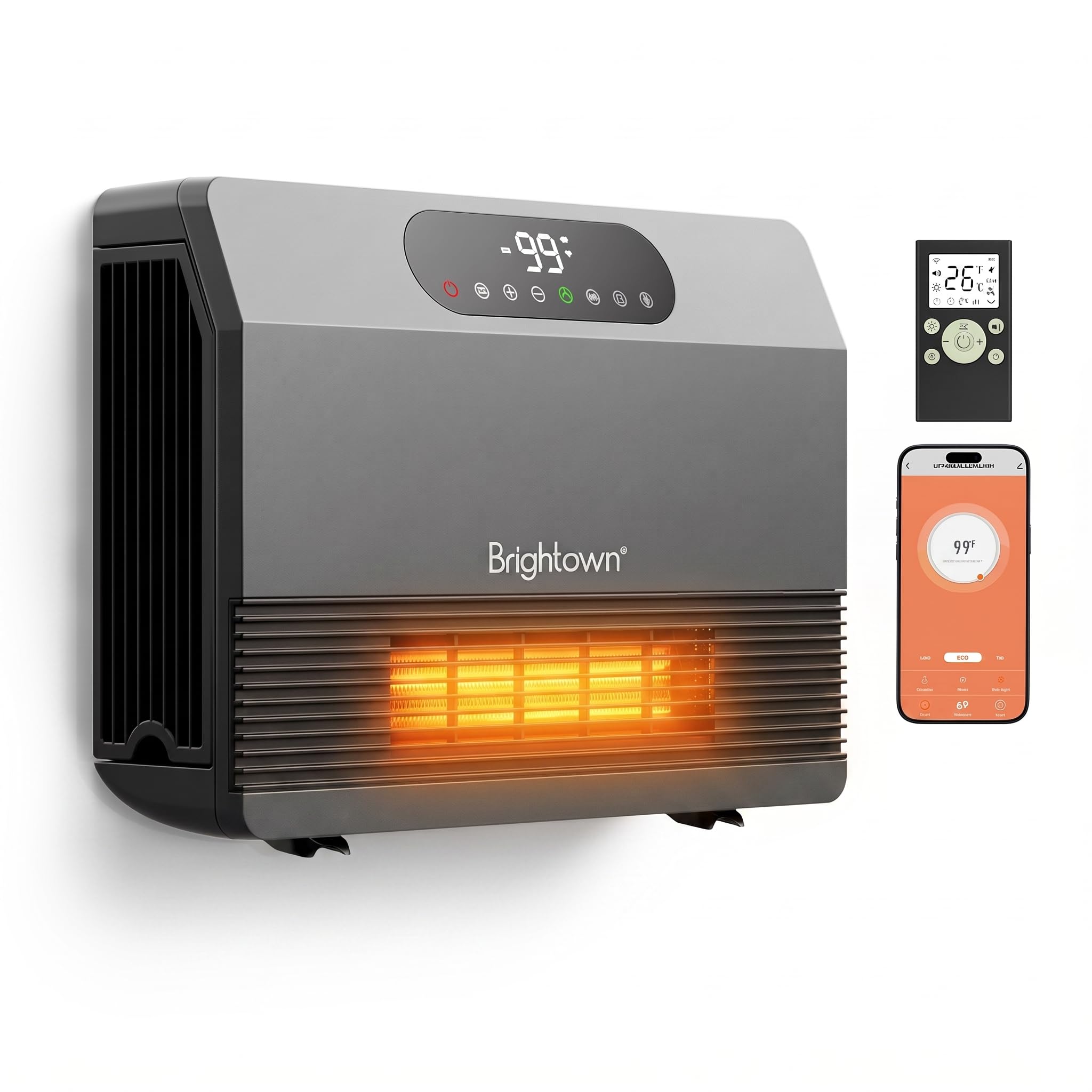 Brightown 1500W Smart Wall Heater