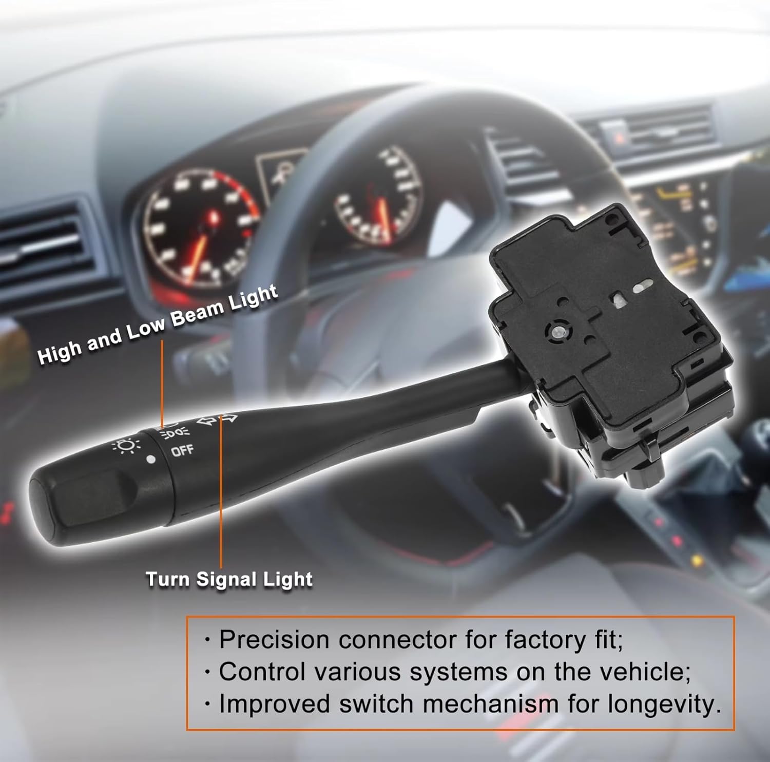 Car Wiper Switch for Maxima 1996-1999 Steering Column Windshield Wiper Washer Switch Lever 255400W000 255600W000
