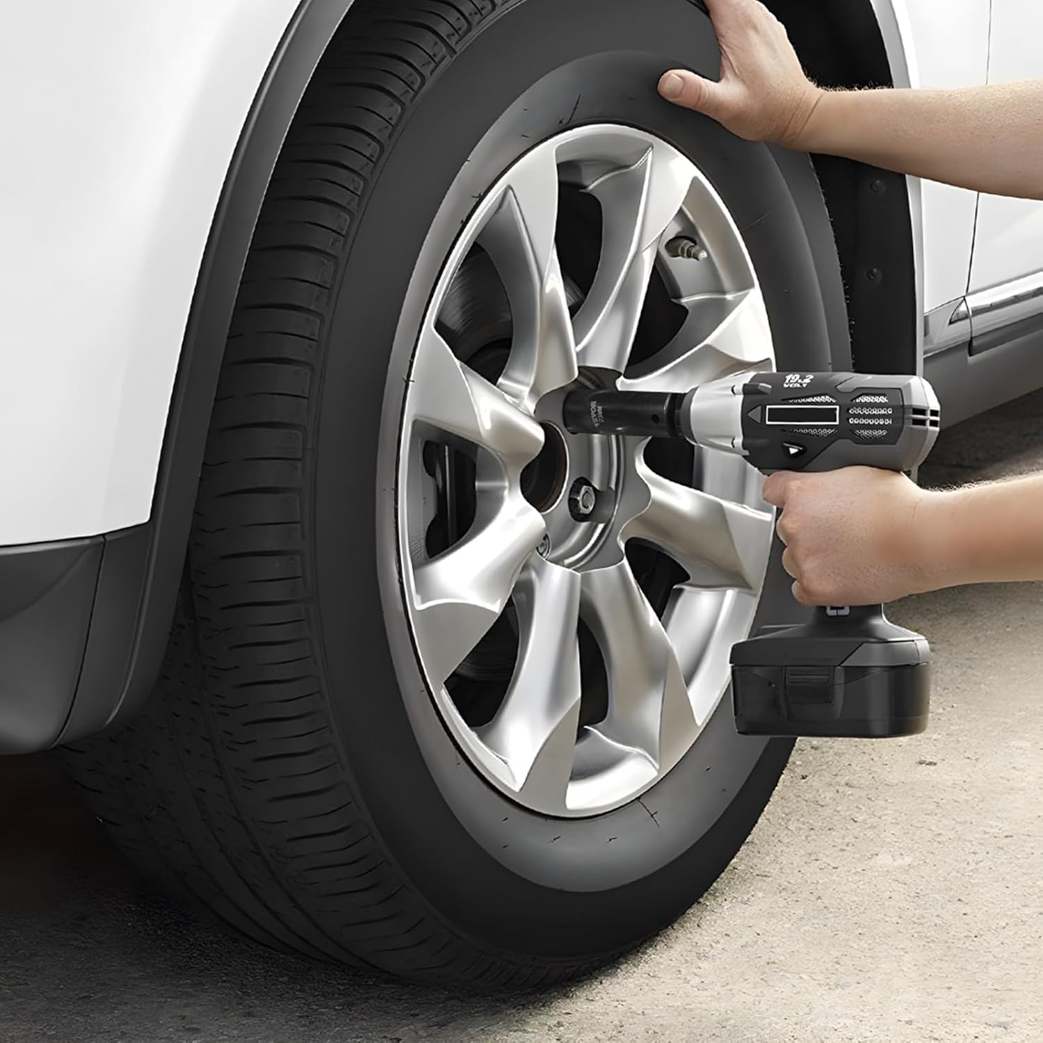 VEVOR Impact Socket Set 3/8" Drive, 48-Piece Standard SAE (5/16 to 3/4 inch) & Metric (8 to 22 mm) Size, Deep & Shallow, 6 Point, CR-V, Extension Bar, Universal Joint, 1/2" F to 3/8" M Reducer