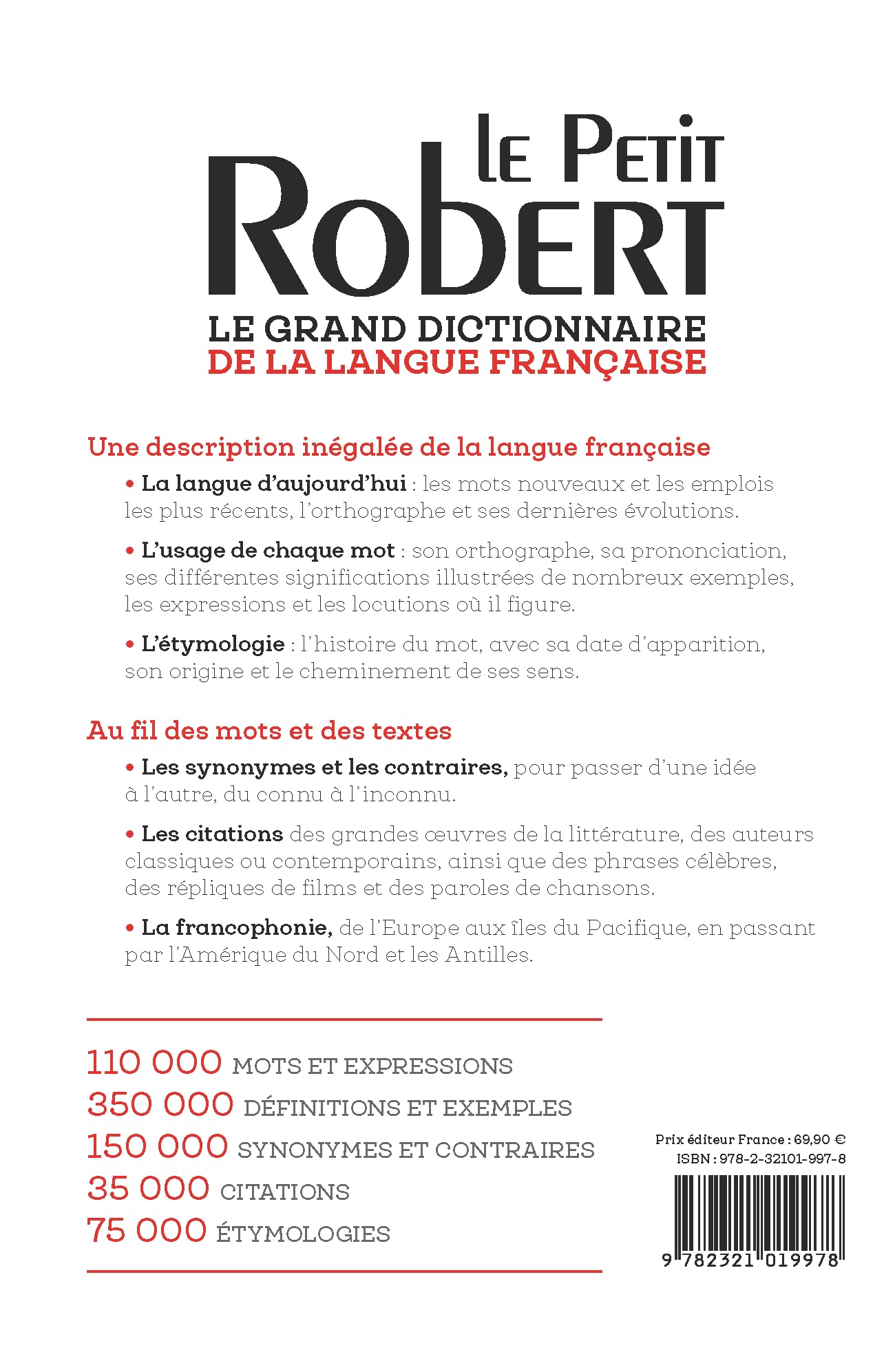 Dictionnaire Le Petit Robert de la langue française 2025