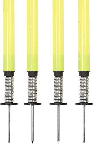 Miniatura 2 de Champion Sports APSET - Juego de bastones de agilidad para exteriores, color amarillo