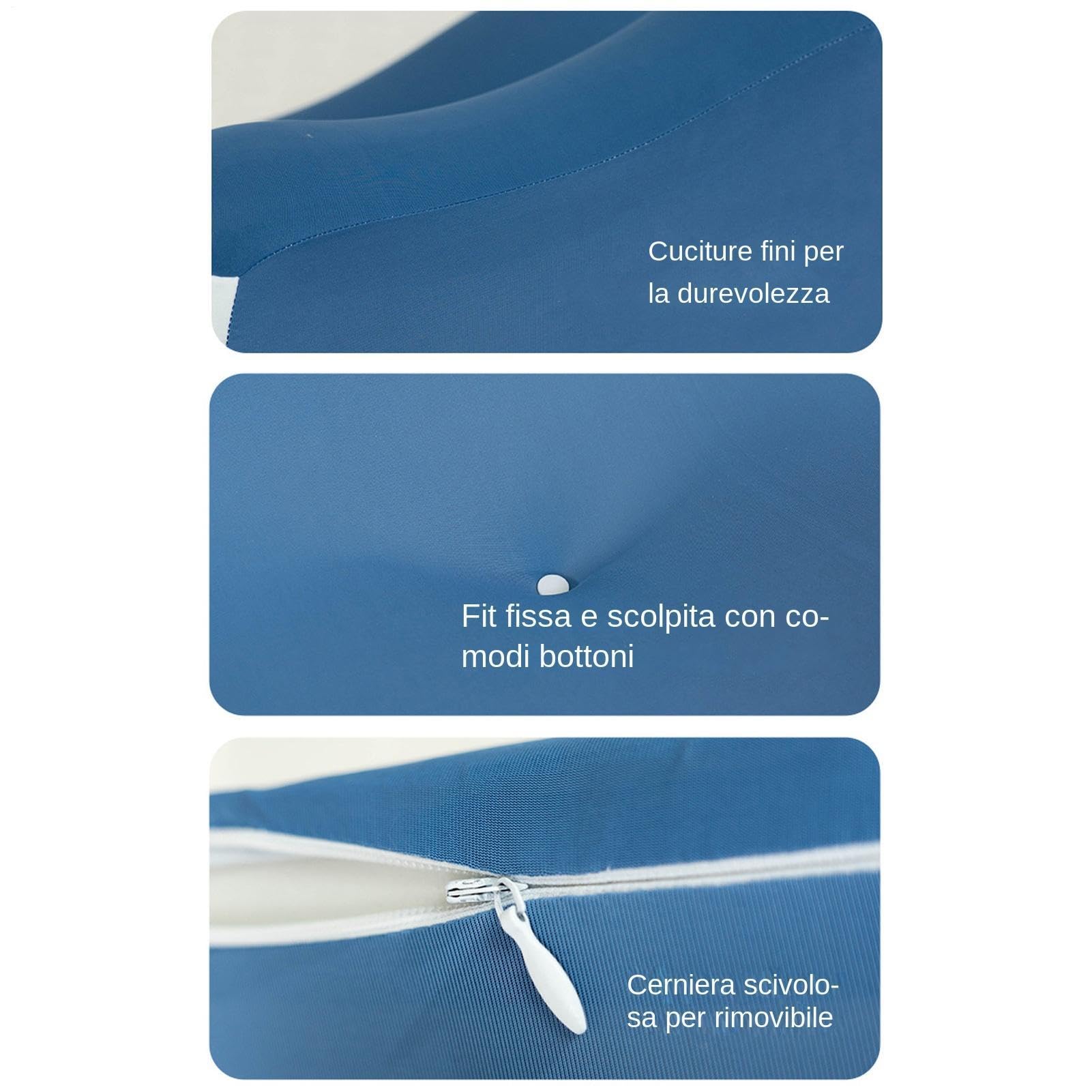 Generico Soporte de Posición - Esterilla Ergonómica para Recuperación, Protección Postural Transpirable, Colchón Abdominal de Embarazo, para Bebés