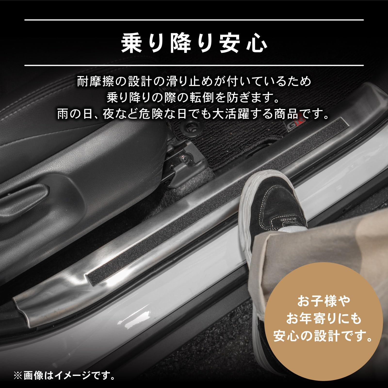 Amazon | ランドクルーザー 300系 用 スカッフプレート サイド