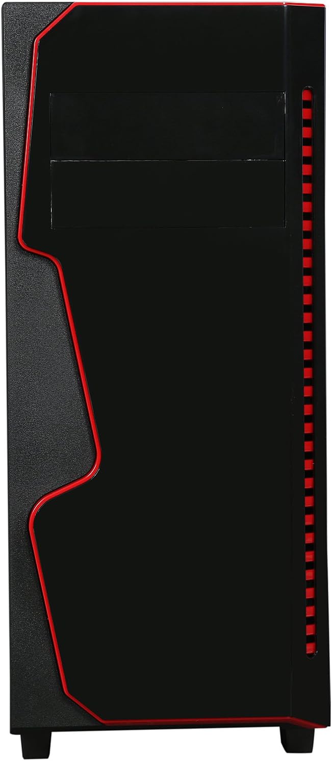 Rosewill GUNGNIR X ATX Mid Tower Gaming Computer Case, Full-Size Window Panel, Three Fans Pre-Installed, USB 3.0 x 2