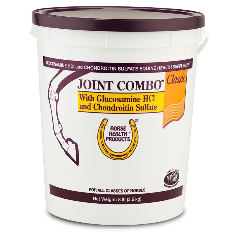 Suplemento para articulações de equinos Horse Health Joint Combo Classic em pellets sabor canela e maçã 3,63 kg