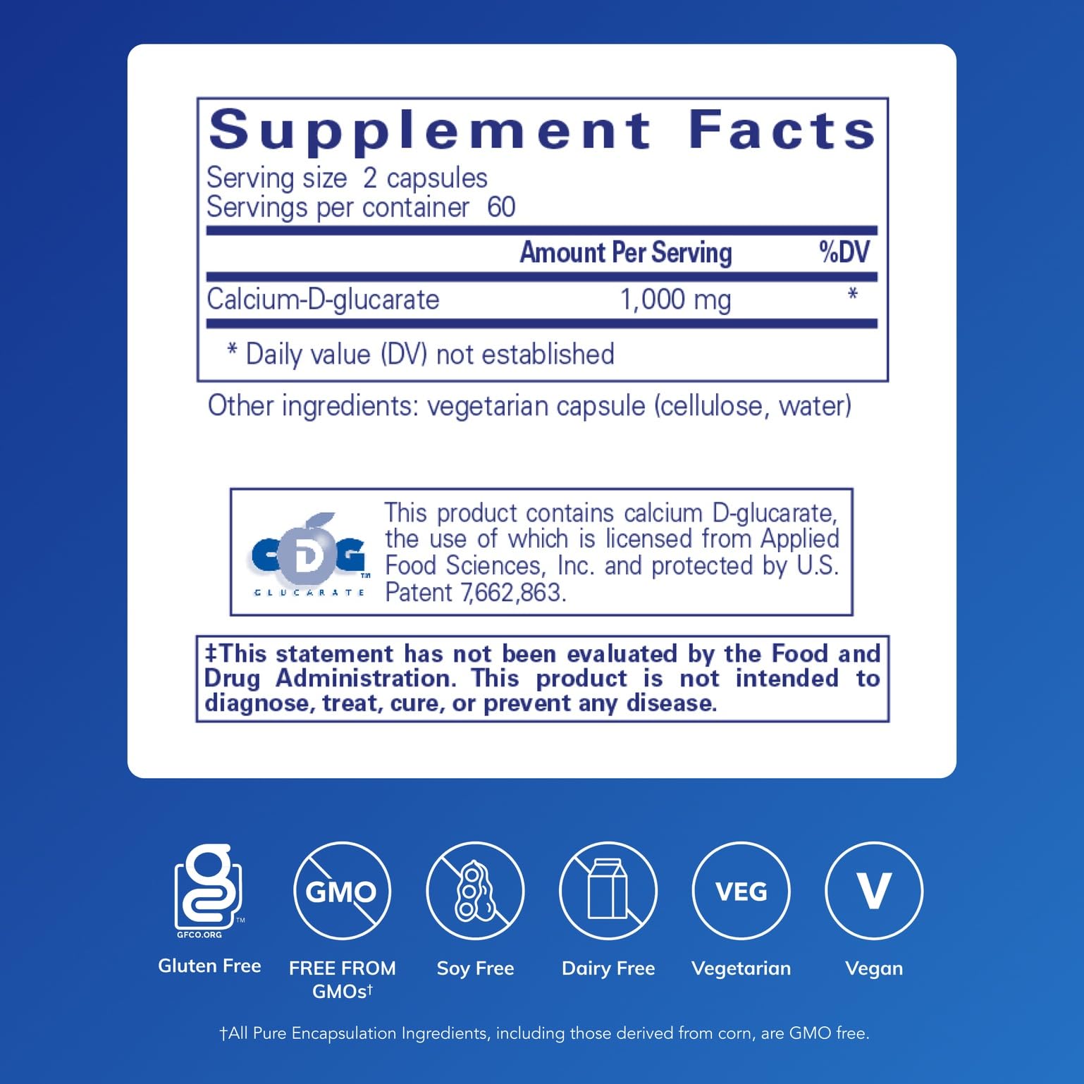 Pure Encapsulations Calcium-D-Glucarate, 120 Capsules — Amazon image 2