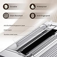 Vista 5 de CEROELDA Small Trash Can with Lid-5L/1.3 Gal,Outdoor Dog Poop Garbage Can-Farmhouse Retro Metal Waste Bin w/Step Pedal for Bathroom Bedroom 2-Acero