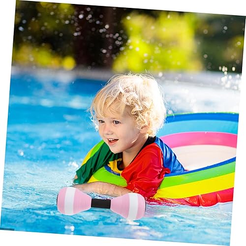 Miniatura 6 de BESPORTBLE 2 pairs Eva-foam Loss Weight Dumbbell Pesas Fitness Bar - Barbells Blue Resistance Multi-functional