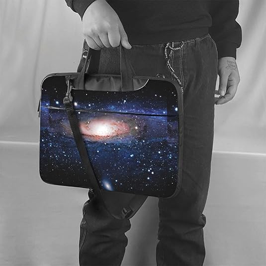 Amazon.com: Sky Universe Space Print Laptop Bag For Men And