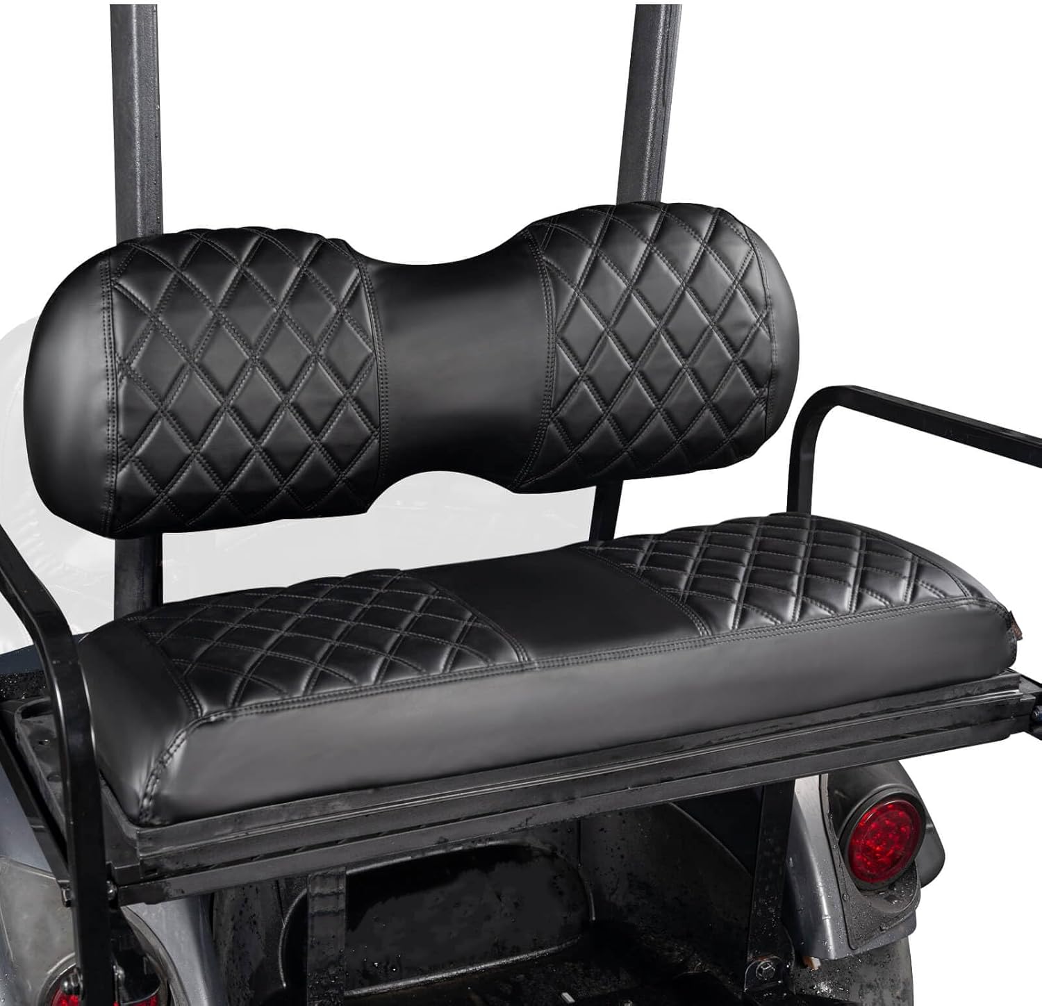 NOKINS Golf Cart Rear Seat Cover, No Staples Needed, Golf