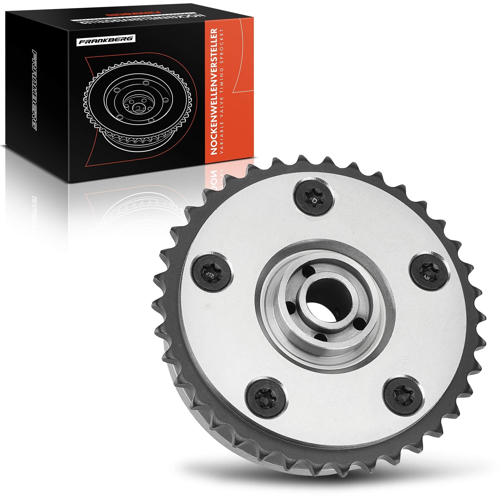 Frankberg Nockenwellenversteller Auslassseite1.8L 2.0L Kompatibel mit 1er E81 120i 1er E87 118i 120i 3er E46 316i 3er E90 318i 320i 3er Coupe E92 320i Z4 Roadster E85 2.0i Replace# 11361707315