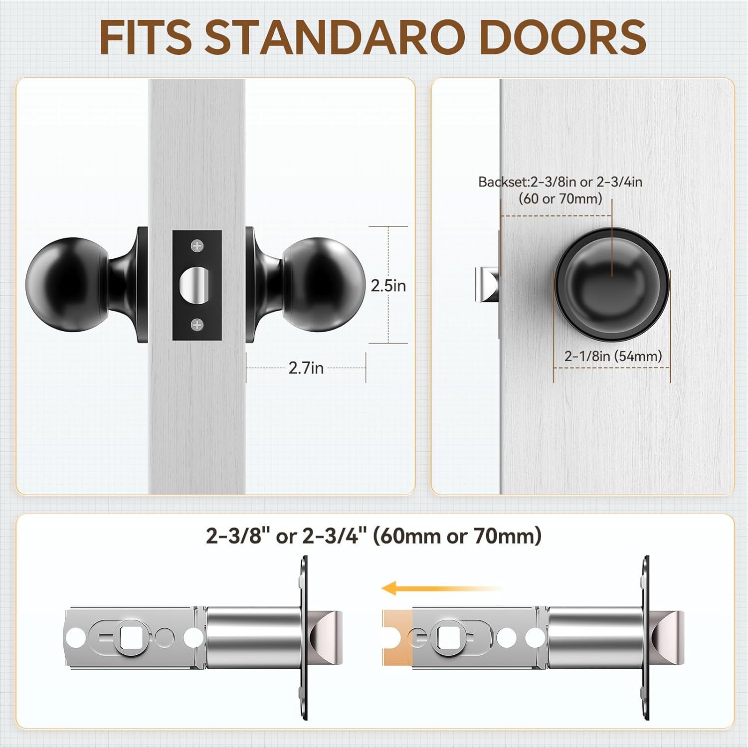 Door Handle Dimensions and Compatibility