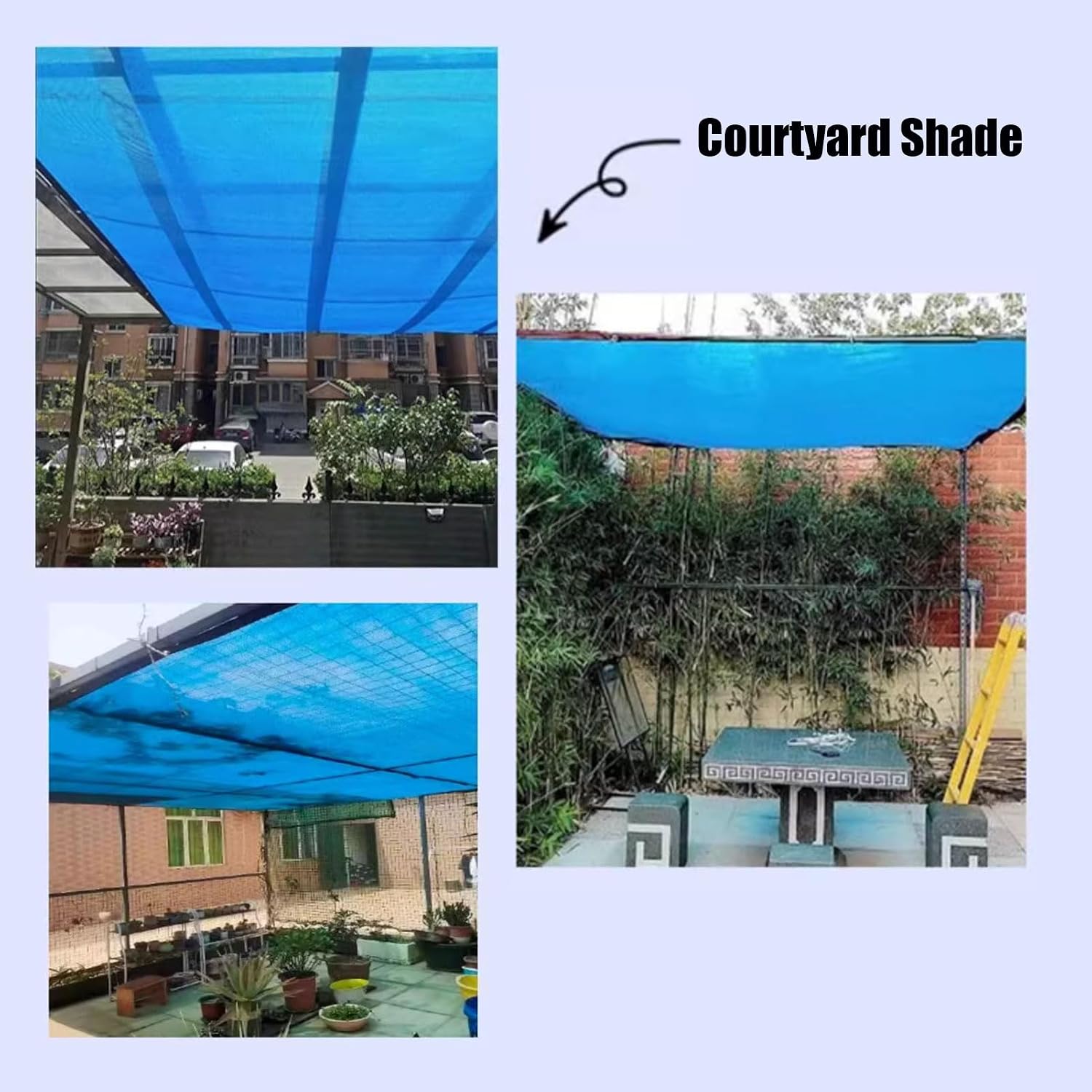 Shade Cloth for Garden 10x16ft, Shade Net Easy Install, Shade Net for Patio, Shade Cloth with Grommets, for Plant Cover, Greenhouse, Patio, Tomatoes, Chicken Coop, Barn Kennel