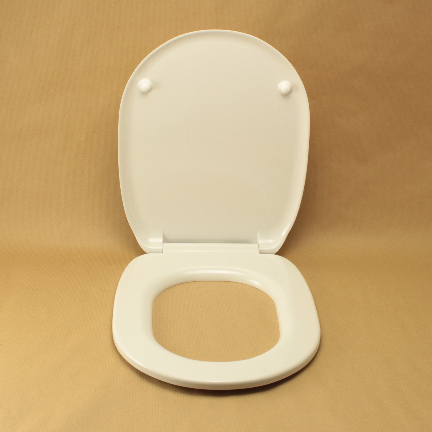 Copriwater per SANITOSCO VASO BIDET DE LUX TERMOINDURENTE BIANCO cerniera inox normale o rallentata soft close