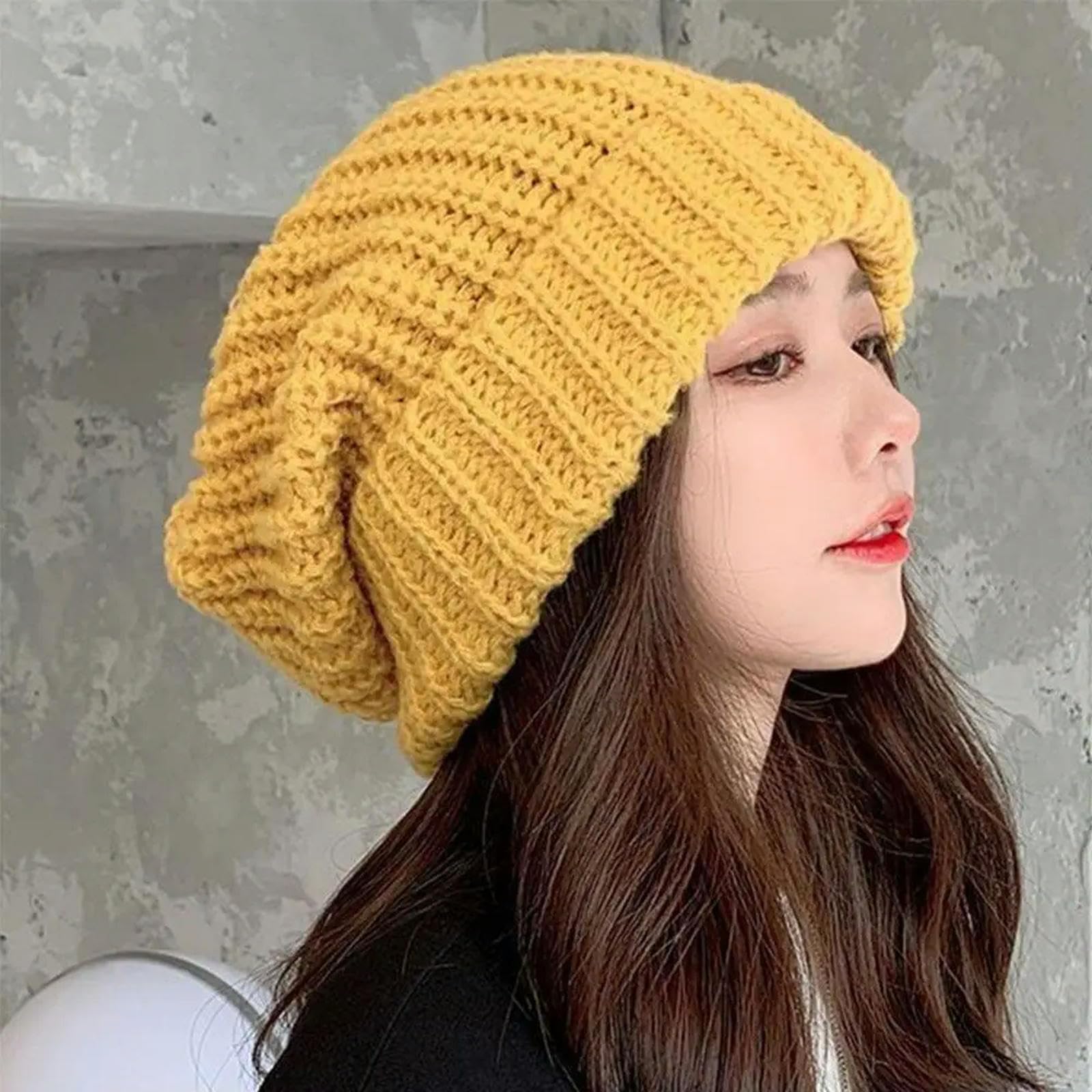 Bucket Hat Winter Warm Hats For Women Casual Stacking Knitted Bonnet Caps Men Hats Hip Hop Unisex Female Beanies