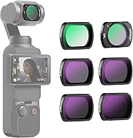 Vista 10 de NEEWER HD CPL ND16 ND64 ND256 Kit de Filtros Compatible con DJI OSMO Pocket 3 Creator Combo Accesorios Cámara de Acción Magnética Filtro de Densidad