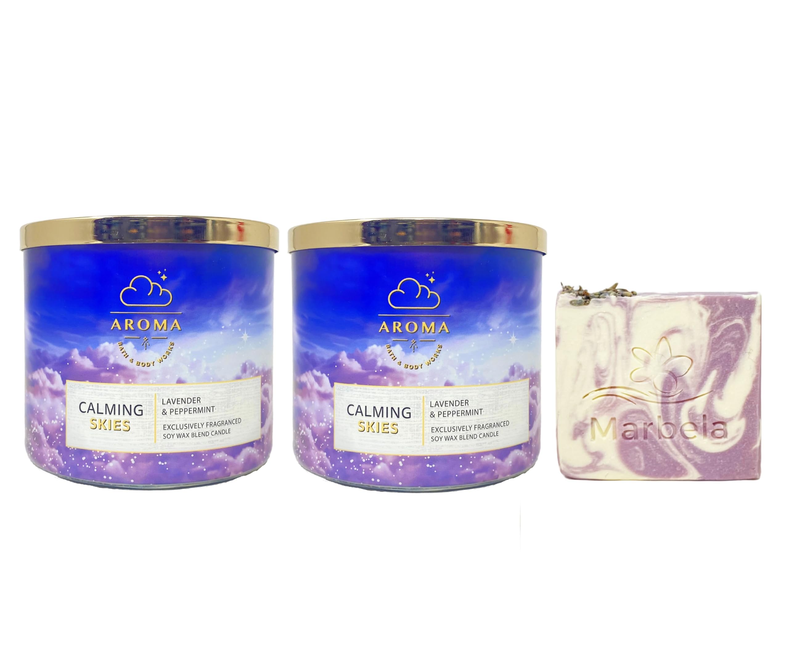Amazon.com: Bath & Body Works Calming Skies Lavender Peppermint 2