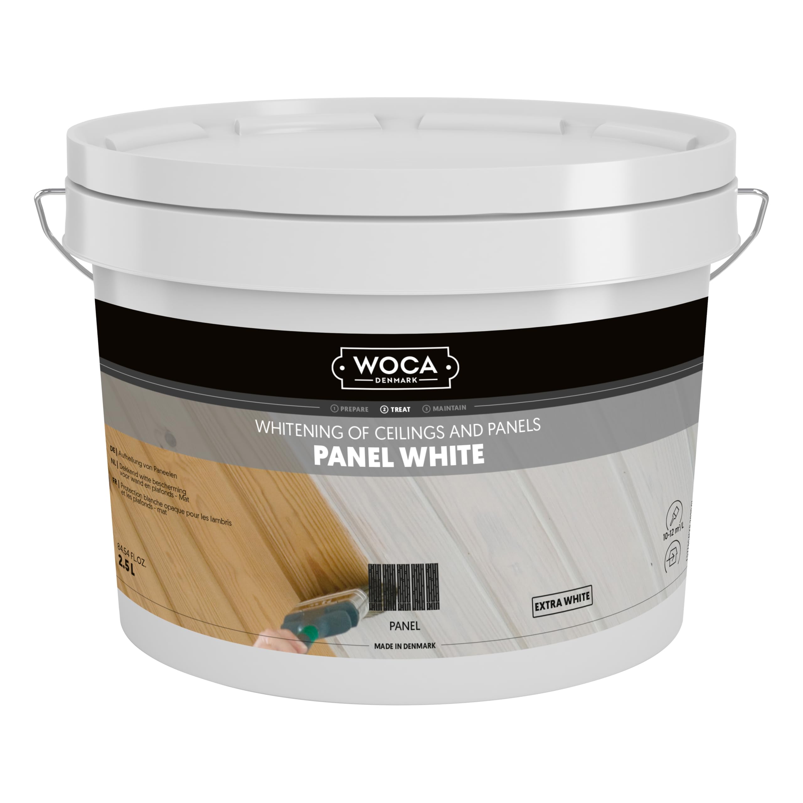 WOCA Denmark Paneel Weiß Extra Weiß 2,5L