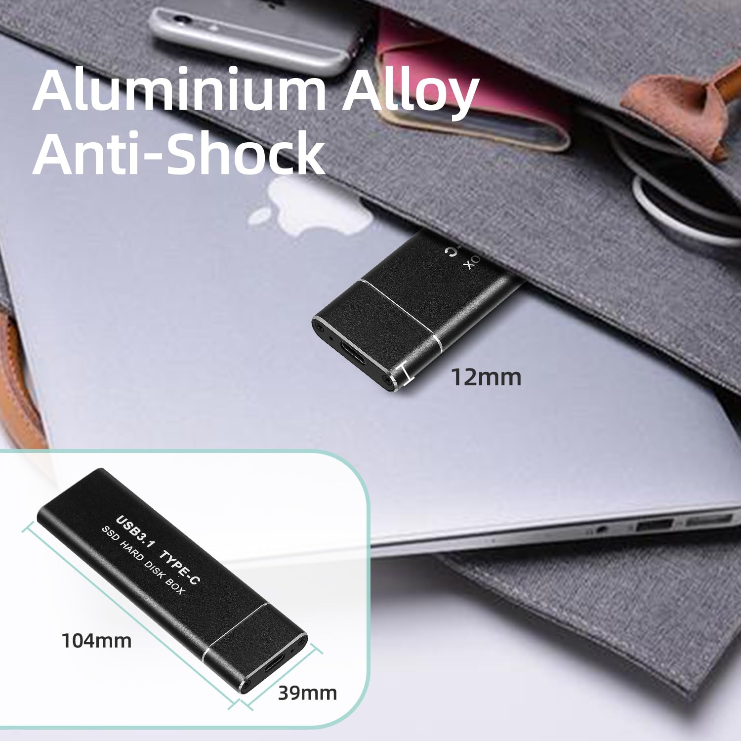 Smart Boîtier Ssd M.2 Nvme Avec Protection Contre La Perte De Puissance