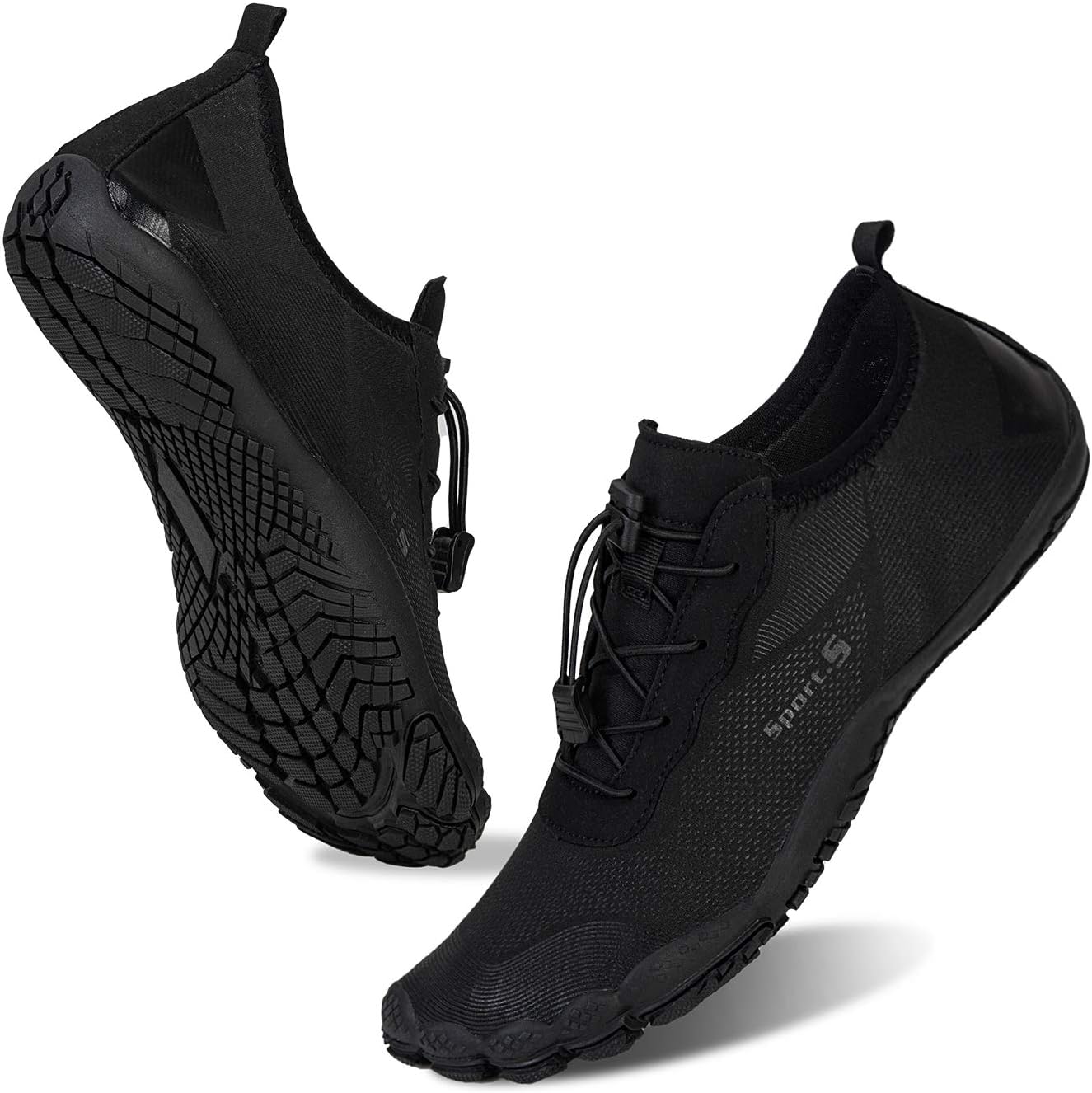 Mens Water Shoes Quick Dry Beach Swim Shoes Barefoot Pool Aqua Socks Shoes for Surf Diving Outdoor Hiking Walking Water Sport