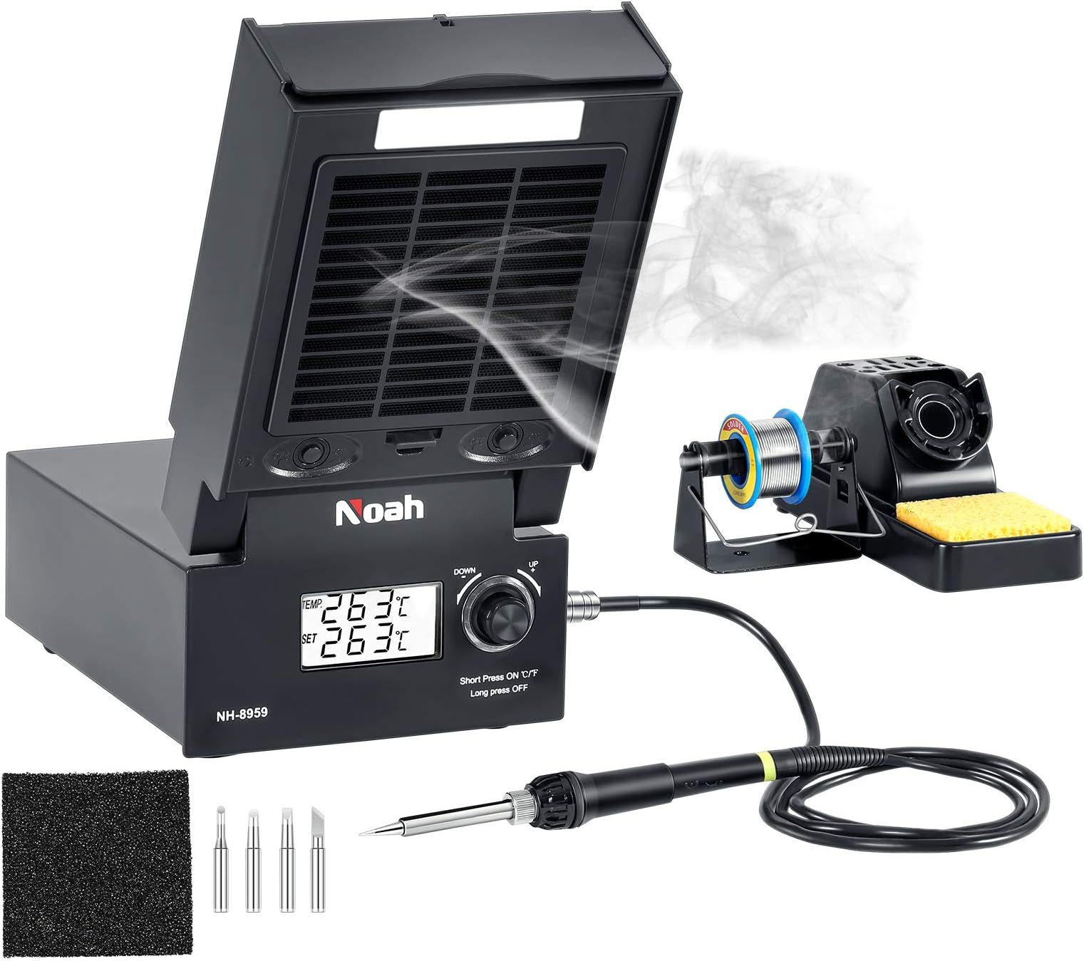 NH-8959 Soldering Iron Station with Fume Extractor