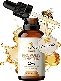 bedrop Propolis Tropfen 20% hochdosierte Qualität - Propolis Extrakt direkt vom Imker - ohne Zusatzstoffe