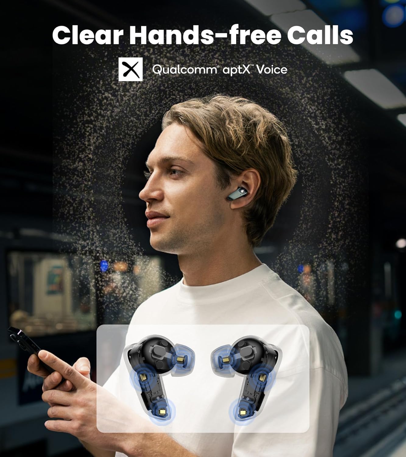 Edifier NeoBuds Planar Wireless Bluetooth Earbuds, 12mm Planar Magnetic Drivers, Hi-Res Audio, LDAC, Snapdragon Sound, Hybrid ANC, Bluetooth 5.4 & Dual Device Connection, Wireless Charging, 6 Mics - Image 5
