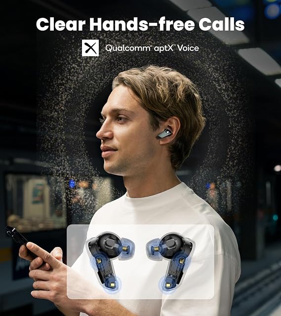 Edifier NeoBuds Planar Wireless Planar Magnetic Earbuds | Planar Magnetic Driver, Adaptive ANC, Hi-Res Certified, Snapdragon Sound, Multipoint Connection, Clear Call Microphone