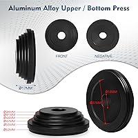 Vista 5 de BUCKLOS Herramienta de presión para auriculares de bicicleta, kit de herramientas de instalación de soporte inferior, herramienta de prensa