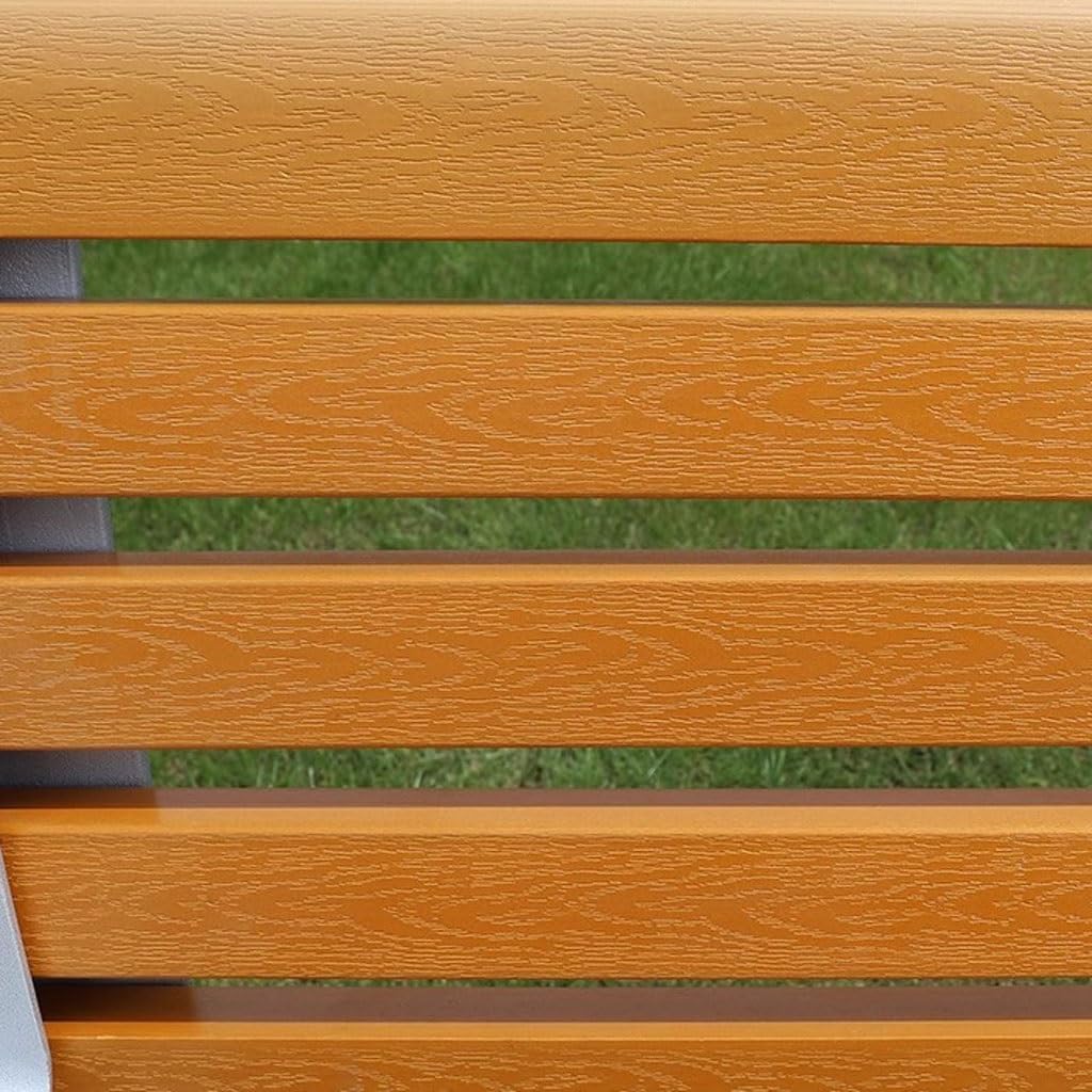 Patio Benches for Outdoors Park Chair Outdoor Bench Plastic Wood Double Garden Benches for Outdoors
