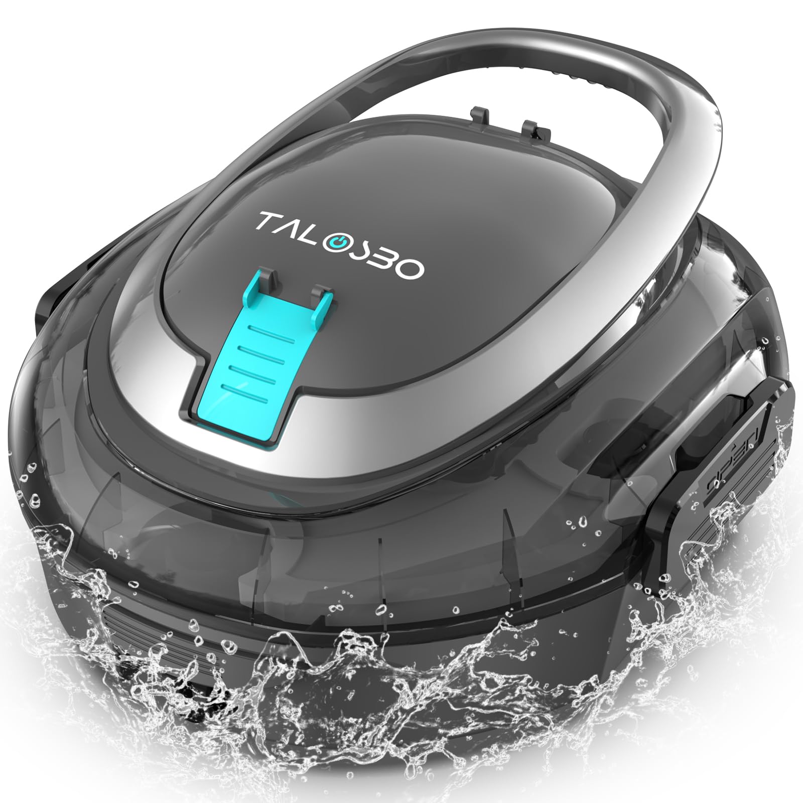 (2026 Nuevo) TALOSBO S2 Robot Piscina,Doble Filtración,90 Min de Limpieza Robot Limpiafondos Piscina Sin Cable,Doble Motor, Carga en 2.5h,Autoaparcable,para Piscinas Elevadas 85 m²
