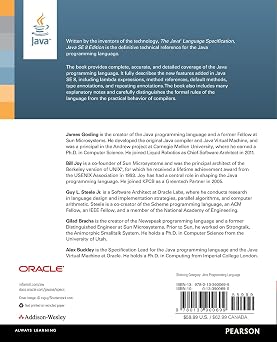 The Java Language Specification, Java SE 8 Edition (Java Series)