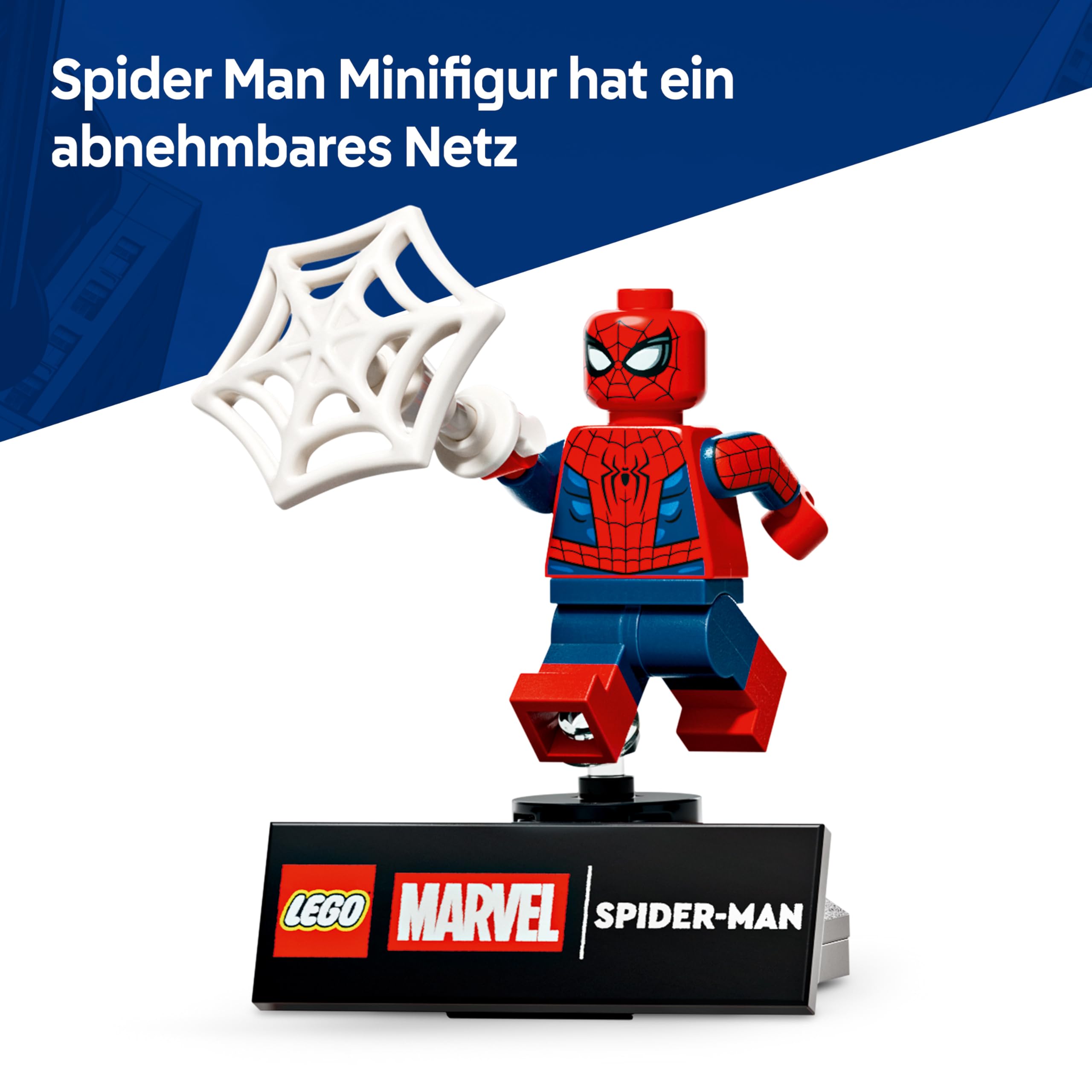 LEGO | Marvel Spider-Man-Figur - Superhelden Spielzeug inkl. Minifigur zum Sammeln - DIY Deko - Geschenk für Jungen ab 12 Jahren und Jugendliche Filmfans - 76346