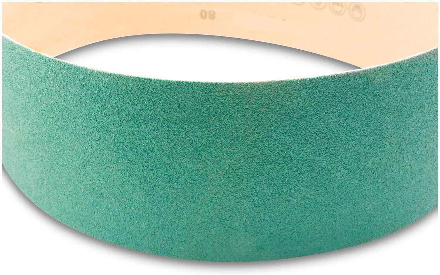 Red Label Abrasives 4 X 36 Inch 120 Grit Metal Grinding Zirconia Sanding Belts, 3 Pack