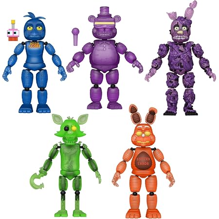 Funko Pop! Five Nights At Freddy's Dreadbear Plush 4-Pack - Includes Dreadbear, Grim Foxy, Jack-O-Bonnie, Jack-O-Chica