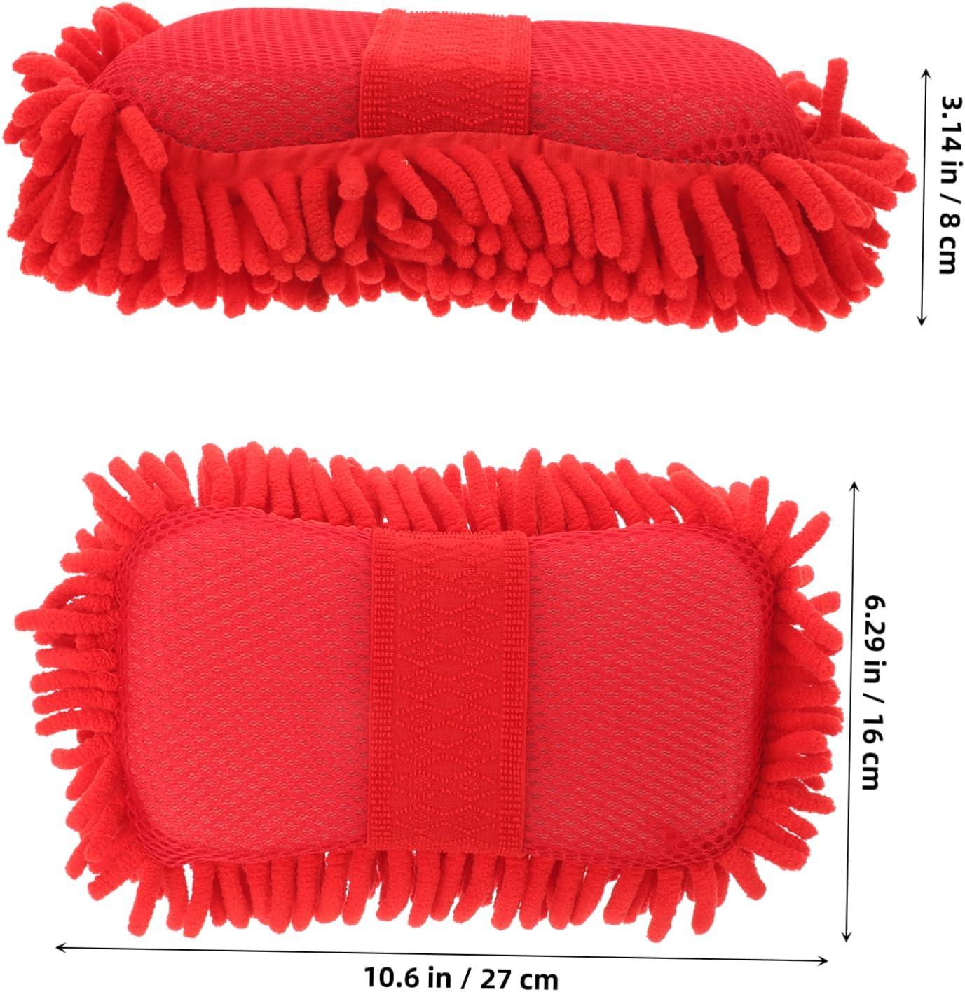 Zerodeko 80g Ultra-Absorbent Car Cleaning Sponge with Hand Strap Reusable Wash Mitt for Cars Boats Windows and Kitchens Durable and Versatile Cleaning Tool for Detailing