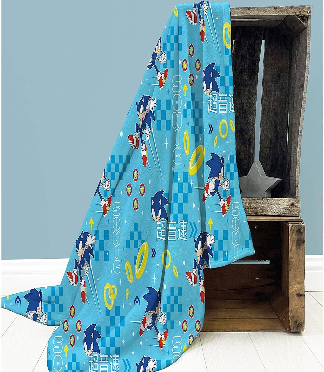 Sonic The Hedgehog Geo Fleece Blanket