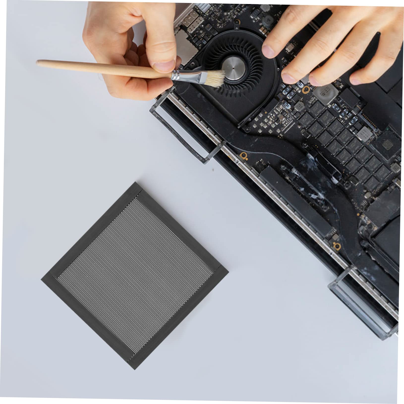 NUOBESTY 3 Set Antipolvere Per Ventole Telaio Magnetico Facile Installare Protezione Durevole E Traspirante Per Raffreddamento Computer 5 Pezzi*3