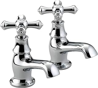 Bristan K 1/2 C Colonial Basin Taps - Chrome