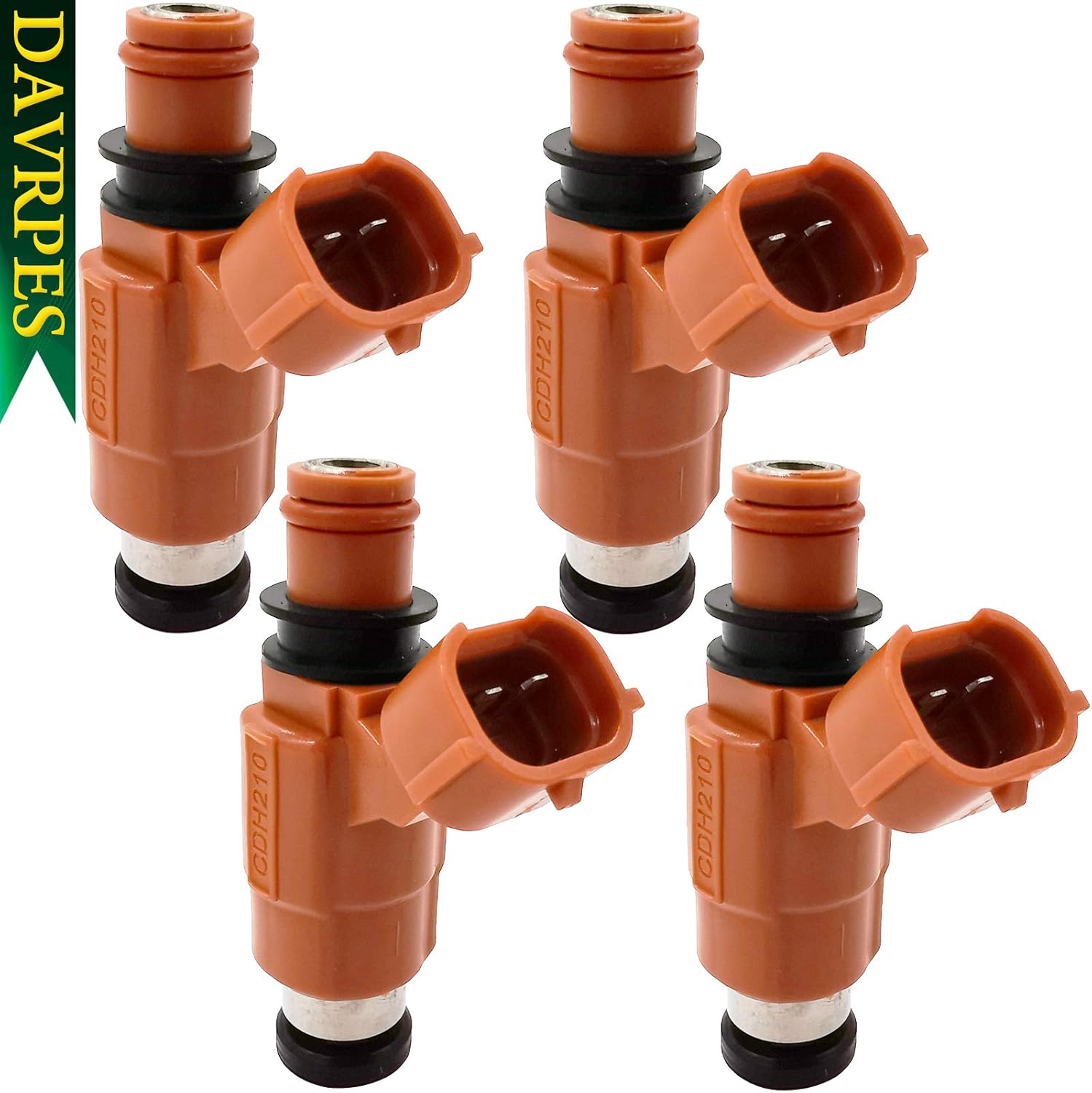 4Pcs INP771 CDH210 68V-8A360-00-00 Fuel Injectors 4 Holes Fuel Spray Nozzle For Yamaha Outboard 115HP Mitsubishi Eclipse Galant Mirage Chevy Dodge Stratus Vitara Replace#842-12223｜15710-65D00