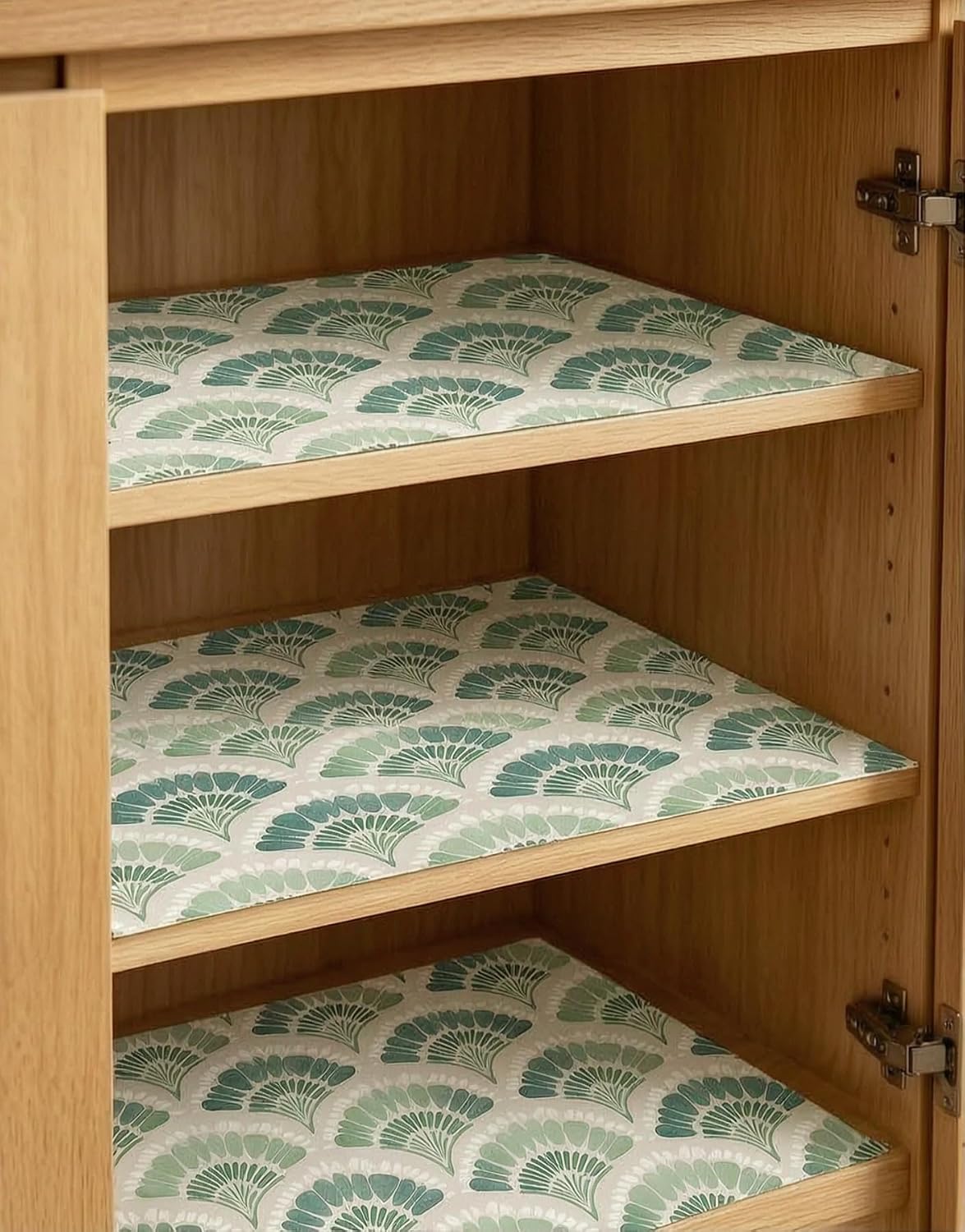 Shelf Liners Cabinet Drawer Liners for Kitchen Waterproof Cupboard Liners, Self-Adhesive, Peel and Stick, Easy to Clean, Size 17.3IN x 10FT