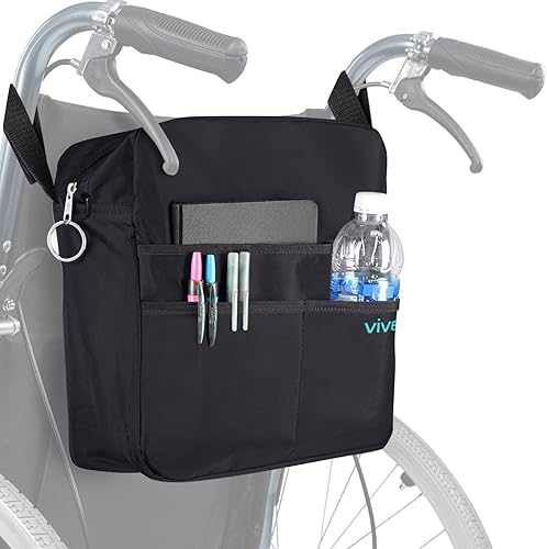Bolsa de transporte Vive para andador, universal, para accesorios de sillas de ruedas, andadores, andadores con ruedas y sillas de transporte, que