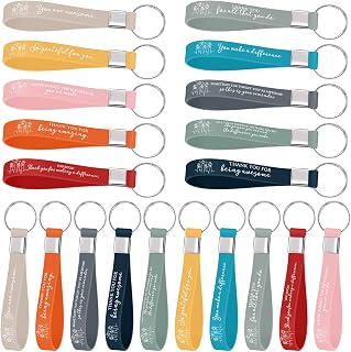 Equsion for Thank You Gifts for Teachers Appreciation Keychain Thank You Keychain for Employee Inspirational Gift