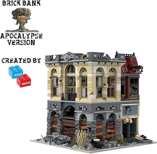 Miniatura 5 de Brick Bank - Modelo de ladrillos versión Apocalipsis, MOC - 41175 (más de 2,500 piezas)