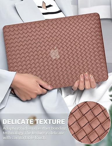 Miniatura 19 de Seorsok Compatible con MacBook Air de 13 pulgadas 2022 2021 2020 2019 2018 versión A1932 A2179 M1 A2337 Touch ID, elegante funda rígida de plástico