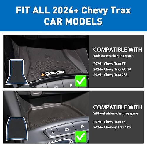 Miniatura 2 de Tapete con ranura para puerta Chevy Trax 2024 2025 para Chevrolet Trax 2024 2025 (LS, 1RS, LT,2RS, ACTIV) 2024 2025 Chevy Trax Accesorios para