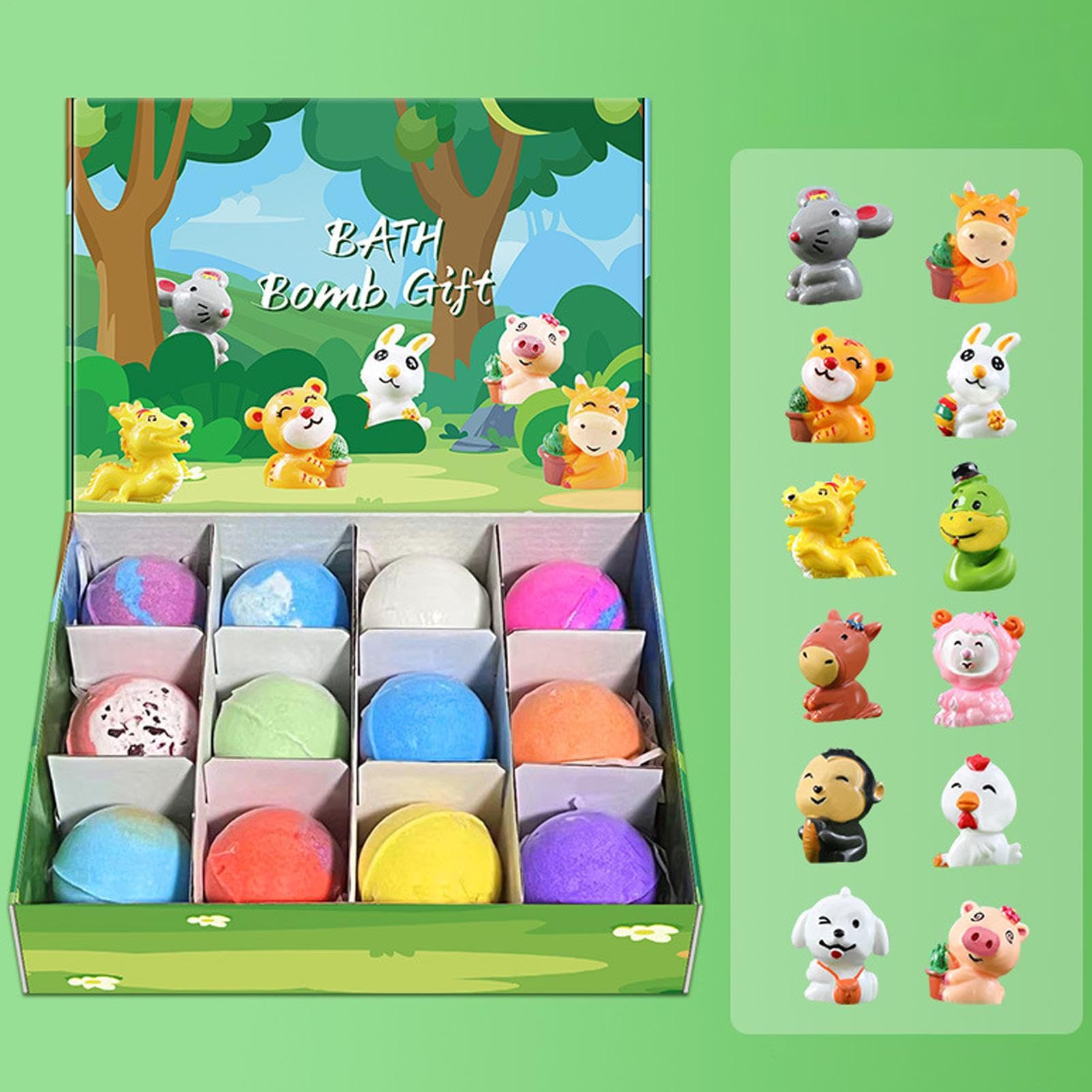 12 X Bombas De Baño para Niños con Figura Océano Y La Tierra, Bolas De Sales De Baño con Aceites Esenciales Naturales Derivados De Plantas – Entspannend Und Pflegend Für Die Haut — view 3